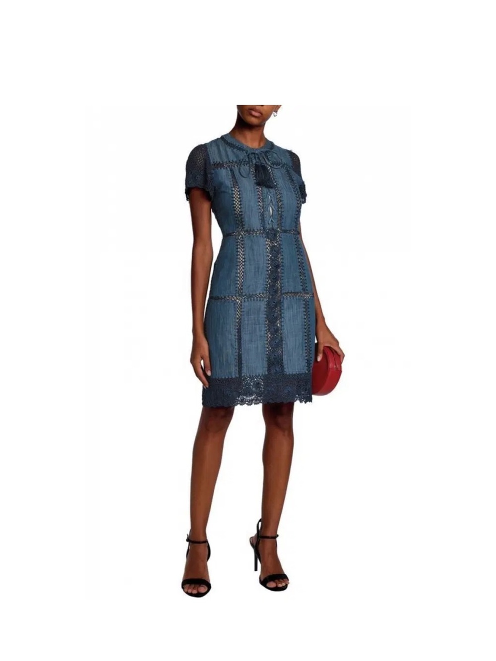 Alice + Olivia | Dresses | Alice And Olivia
Crochet Denim Chambray